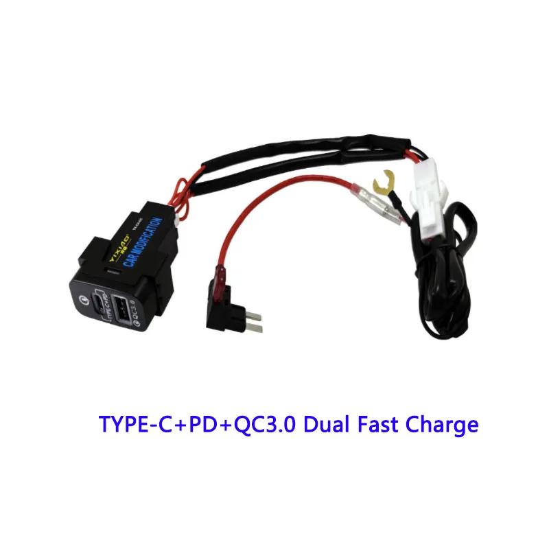 車の充電器TYPE-Cパック,クイックチャージ,USBインターフェース,三菱