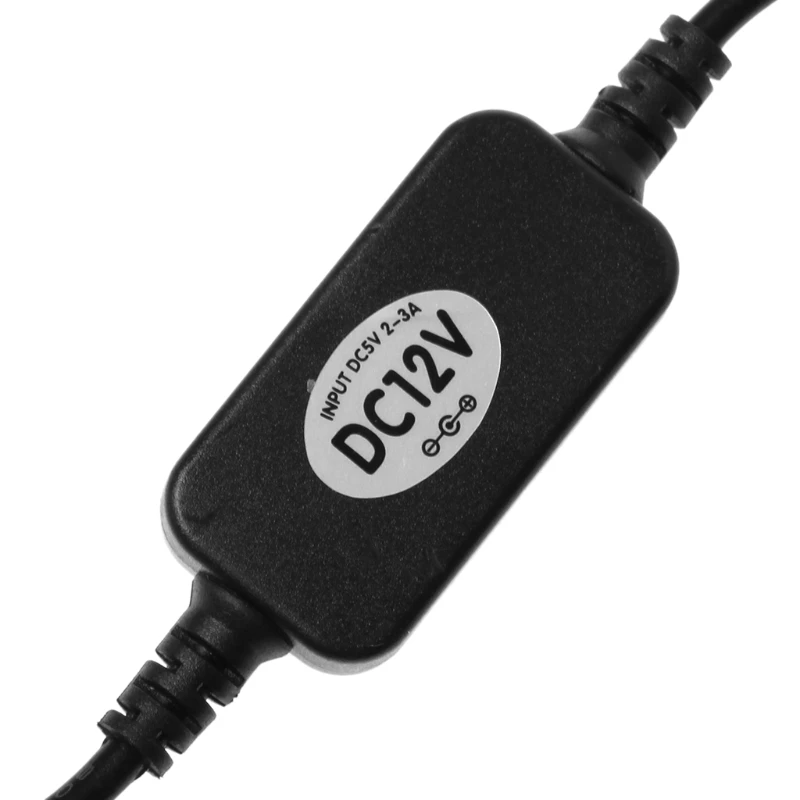 USB 5 В к DC 12 В 5,5x2,1 мм повышающий кабель питания Boost Line для маршрутизатора светодиодные ленты