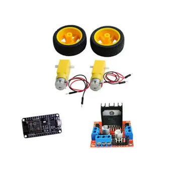 

For Arduino TT Motor Tyre Dc 3-6v Transmission Motor Plastic Tire Wheel Transmission Case Smart Car Robot Kit