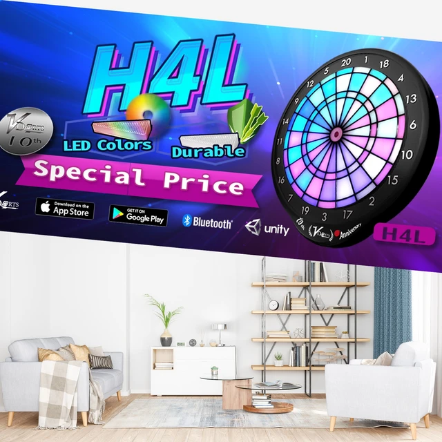 VDarts H4L Online Global Electronic Dartboard