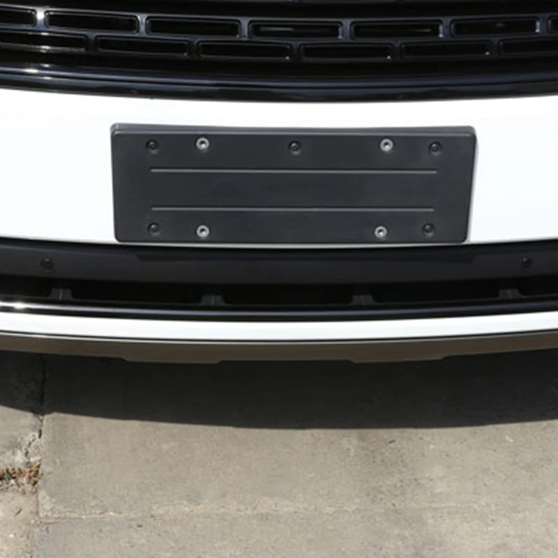 Для Landrover Range Rover Vogue L405 2013- автомобильные аксессуары ABS глянцевый черный Переднее украшение решетки полосы