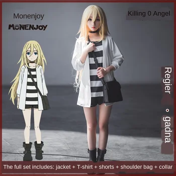 

Angels of Death Rachel Gardner cosplay Costumes Rachel Gardner Daily full Jacket +T-shirt+ shorts Japanese kimono Ray backpack