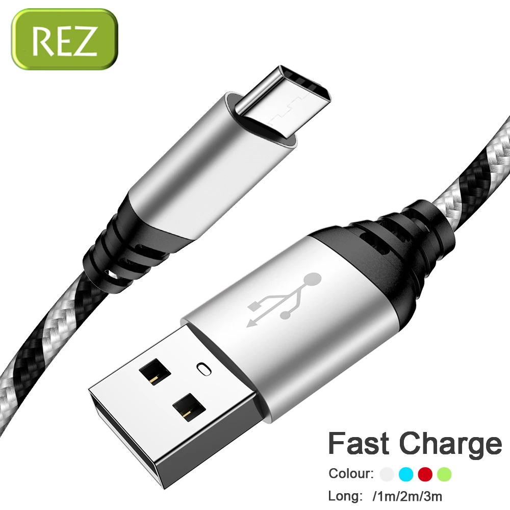 REZ кабель usb type-C для быстрой зарядки huawei P20 Pro P30 кабель для быстрой зарядки USB-C для Xiaomi Redmi Note 7 samsung Galaxy S9