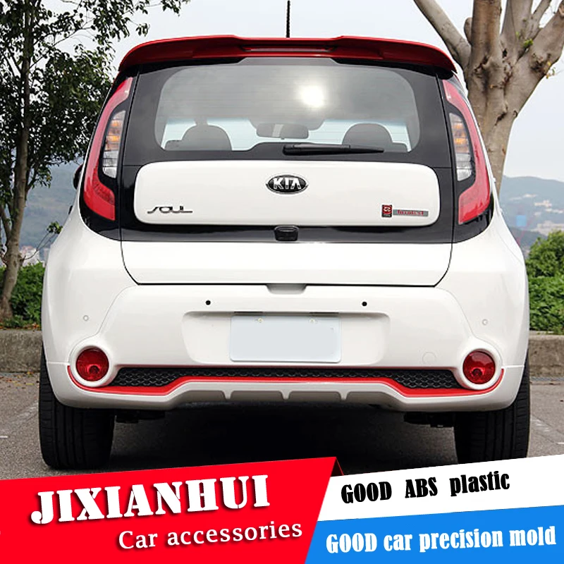 Спойлер для Soul 2018 2019 Kia soul новый спойлер из АБС пластика цветной задний