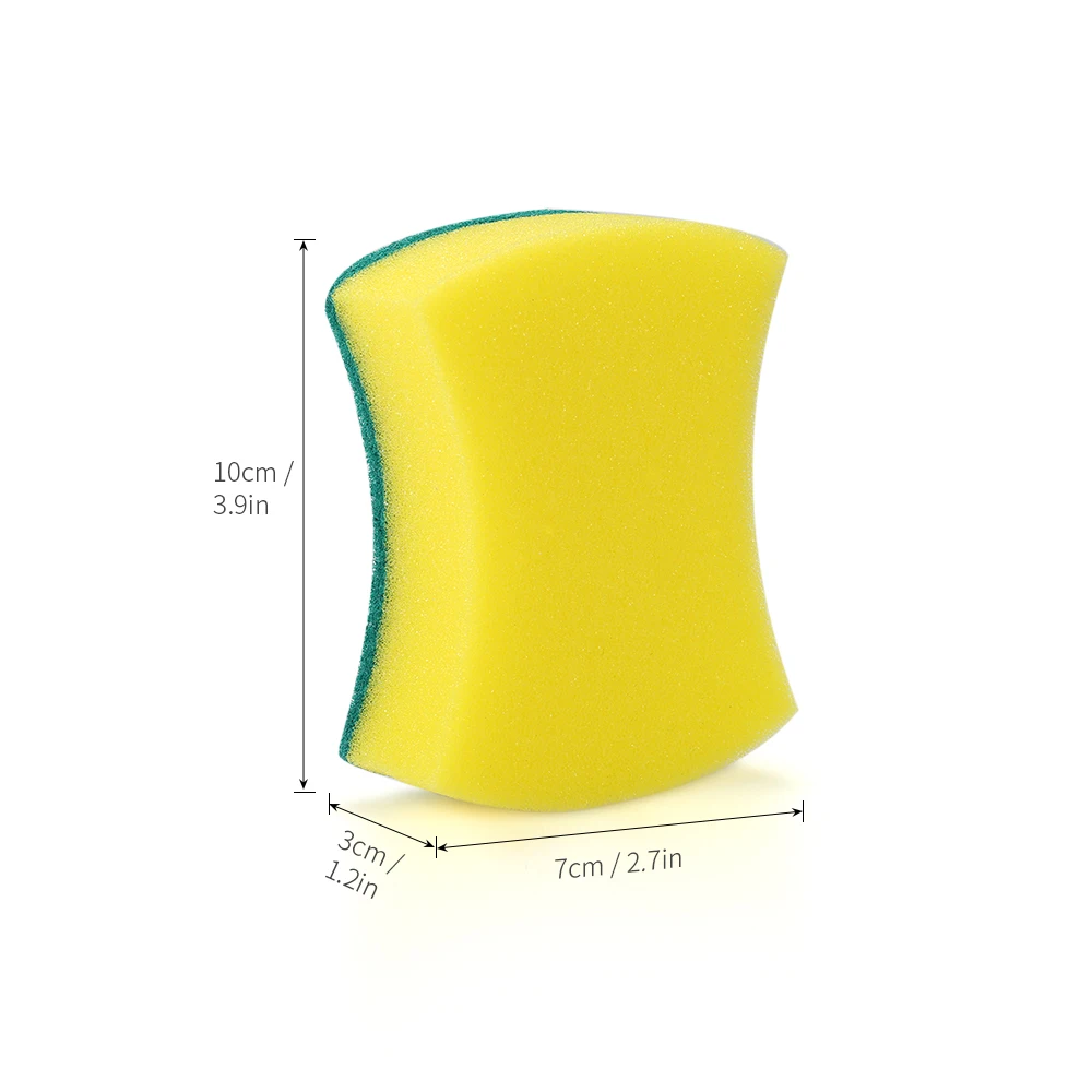 20 шт многоцелевые губки для чистки кухонных гаражных двухслойных кухонных полотенец для мытья посуды щетка для чистки пятен