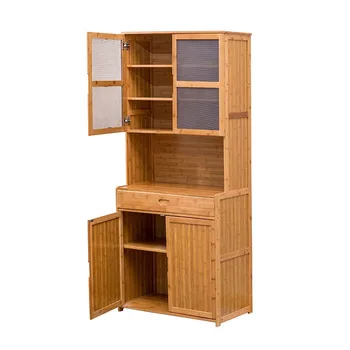

Bamboo Cabinet, Sideboard, Locker, Modern Simple Solid Wood Household Tea Cabinet, Cupboard, Wine Cabinet, Simple Dining Room,