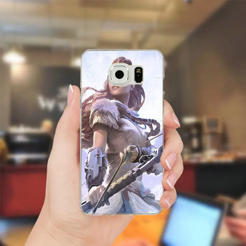Picture 4 Aloy Horizon Zero Dawn Soft TPU Silicon Phone Cases for Samsung Galaxy Note 2 3 4 5 8 S2 S3 S4 S5 Mini S6 S7 S8 S9 Edge Plus - Цвет: Picture 4