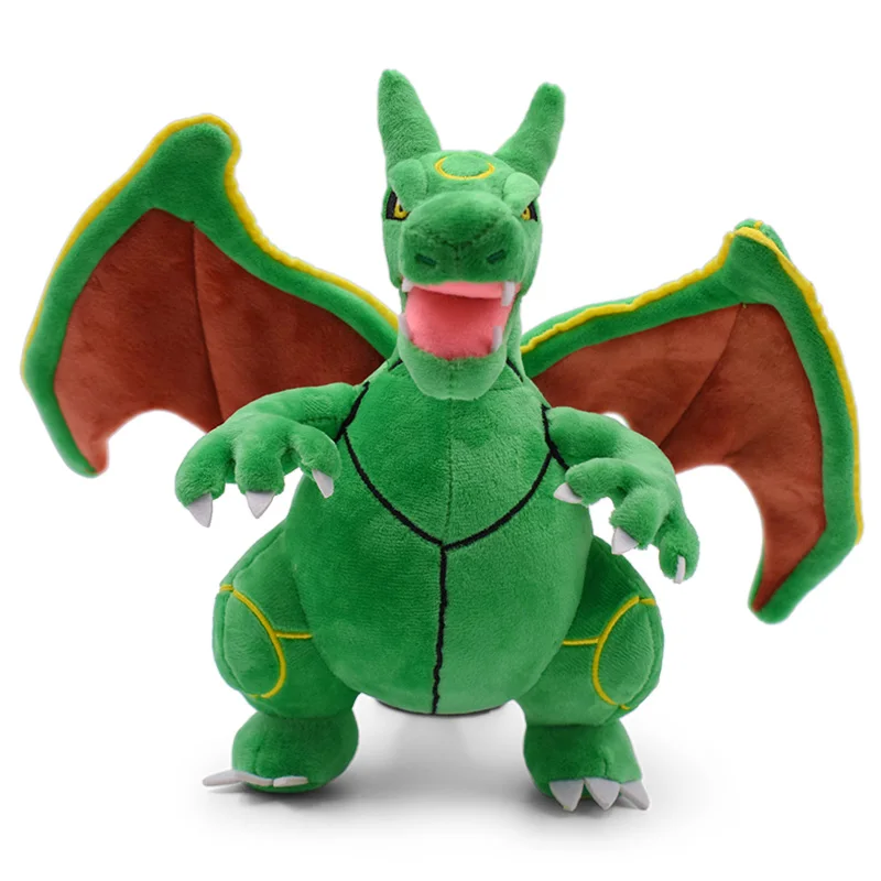 25cm Charizard Япония Аниме Rayquaza Charizard центр мегаэволюция плюшевые игрушки pp чучело из хлопка животных Детская плюшевая кукла рождественские подарки - Цвет: 25cm Charizard