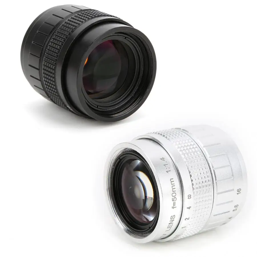 50mm F1.4 C Mount Lens Used with Adapter Ring for Olympus M4/3 Canon Fuji Sony mirrorless Camera Large Aperture L | Электроника