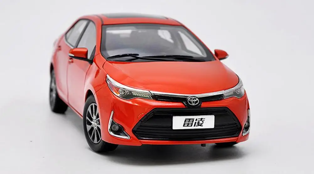 1/18 весы Toyota levin Corolla оранжевый Diecast модельные игрушки, коллекционные