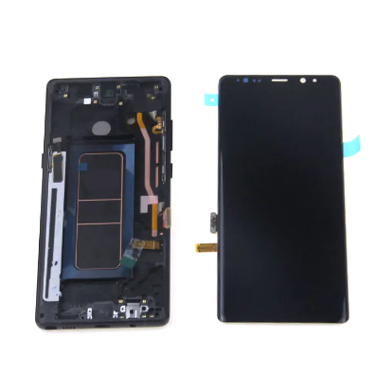 NOTE8 N950 lcd для SAMSUNG Galaxy NOTE8 lcd N9500 N950 N950F lcd сенсорный экран сменный с тенью запасные части - Цвет: with Black frame