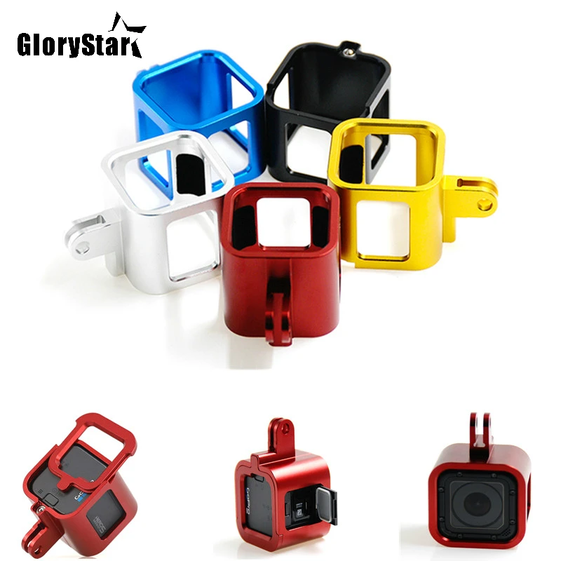 Glorystar Liga de Alumínio Acessórios para Gopro Hero Sessão Câmera Protetor Quadro Habitação Case para go Pro 4s Montagem - Image 4