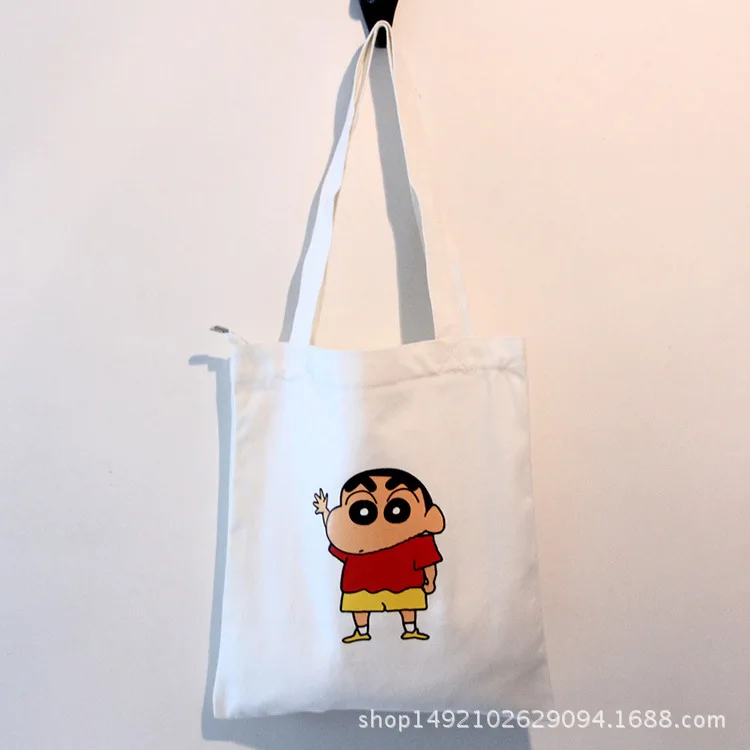 Микро для японского корейского нового стиля Печатный мультфильм карандаш одна сумка тканевая через плечо Студенческая школьная сумка бу Си дай хозяйственная сумка