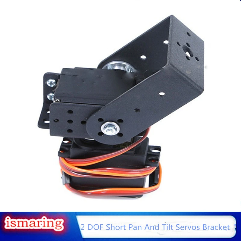 2 Dof Servo Bracket Kit Short Pan And Tilt Servos Bracket Sensor Mount