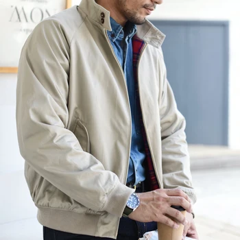 

Saucezhan Harrington Jackets Men Jacket Autumn and Winter Keep Warm Motorcycle Jacket American Vintage Men Clothing 2020