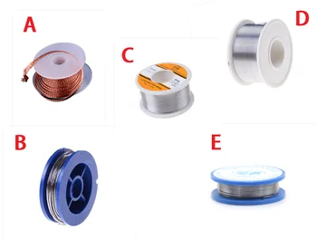 

3.5mm Desoldering Braid Solder Remover Wick Wire Repair Tool Rosin Core Tin Lead 0.7mm 1.5mm 1mm Soldering Welding Iron Wire