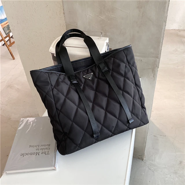 Luxury Winter Large Shoulder Bags for Women 2020 Trend Hand Bag Women's Branded Trending Black Handbags and Purses Sac a main Black