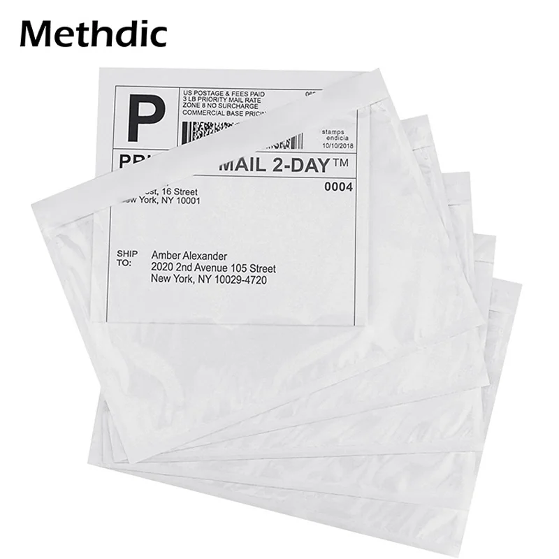 

7.5'x 5.5' Document Packing List Envelope Clear Envelope Pouch
