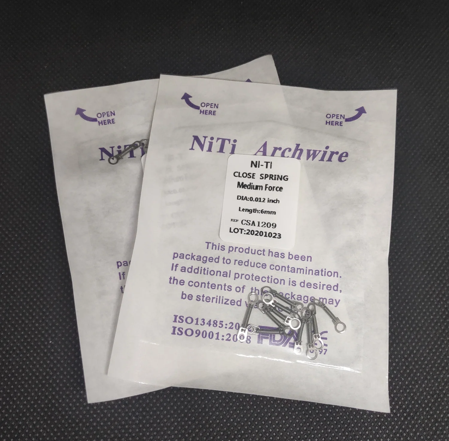 Рисунок 4 - зубная замкнутая спиральная пружина