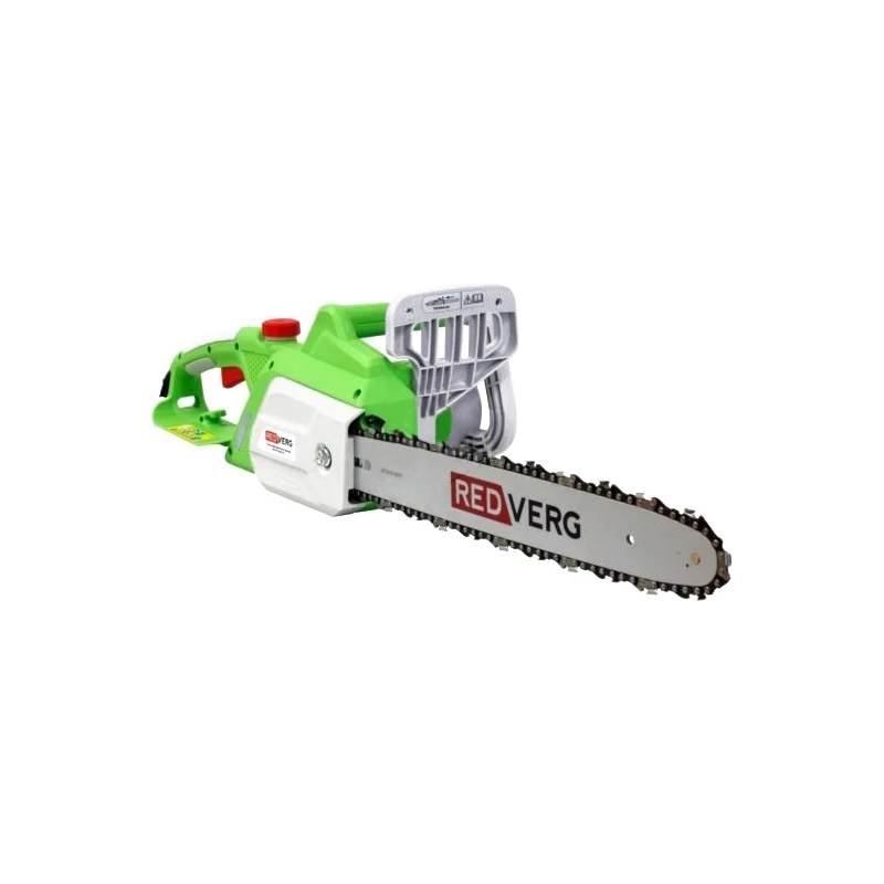 Пила цепная электрическая RedVerg RD-EC2000-16 (Мощность 2000 Вт, длина шины 40 см, шаг цепи 3/8\'\', толщина звена 1.3 мм, 57 звеньев, поперечное расположение, 6 кг)