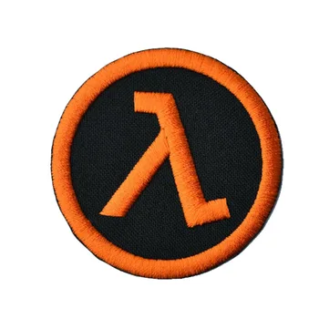 

2'' Half Life Iron on Patch Embroidered Ironon Patch
