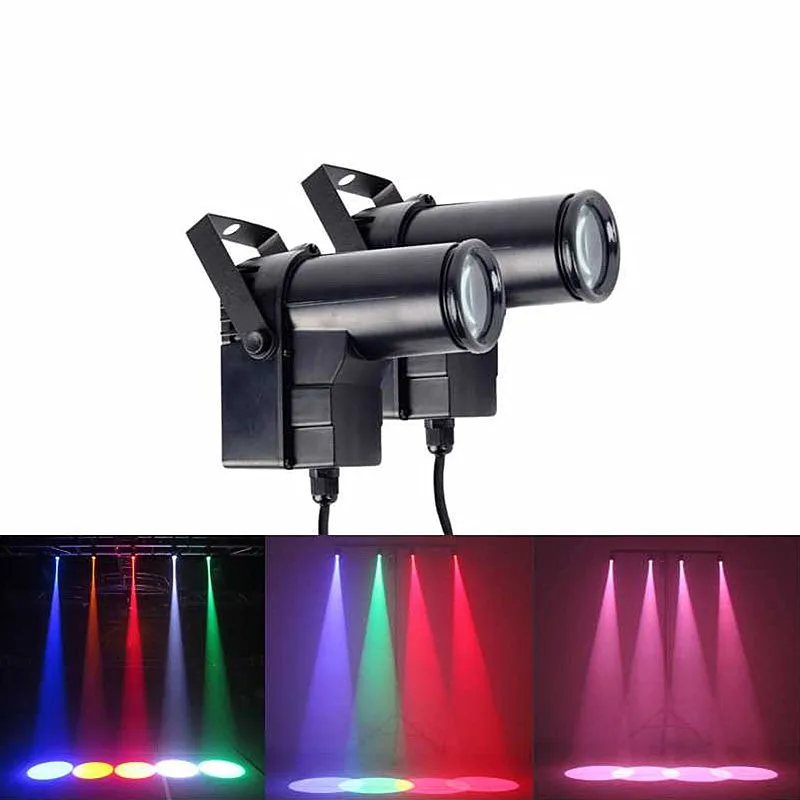 Mini 5W RGBW LED Spot Light Disco Mirror Ball Spotlight KTV DJ Party Show  Beam Projector Stage Lights Shop Window Pinspot Light - AliExpress
