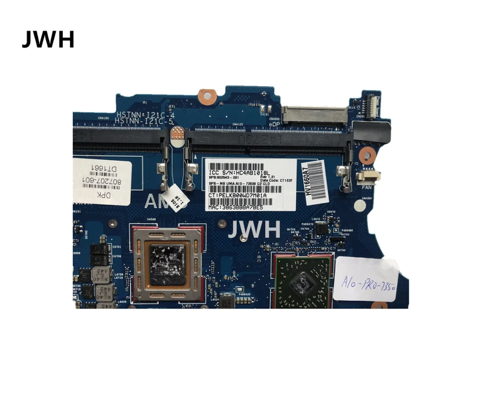 Для hp ELITEBOOK 745/755 G2 855/845 G2 материнская плата A10-7350B 802543-001 802543-501 802543-601 6050A2644501 тестирование работы
