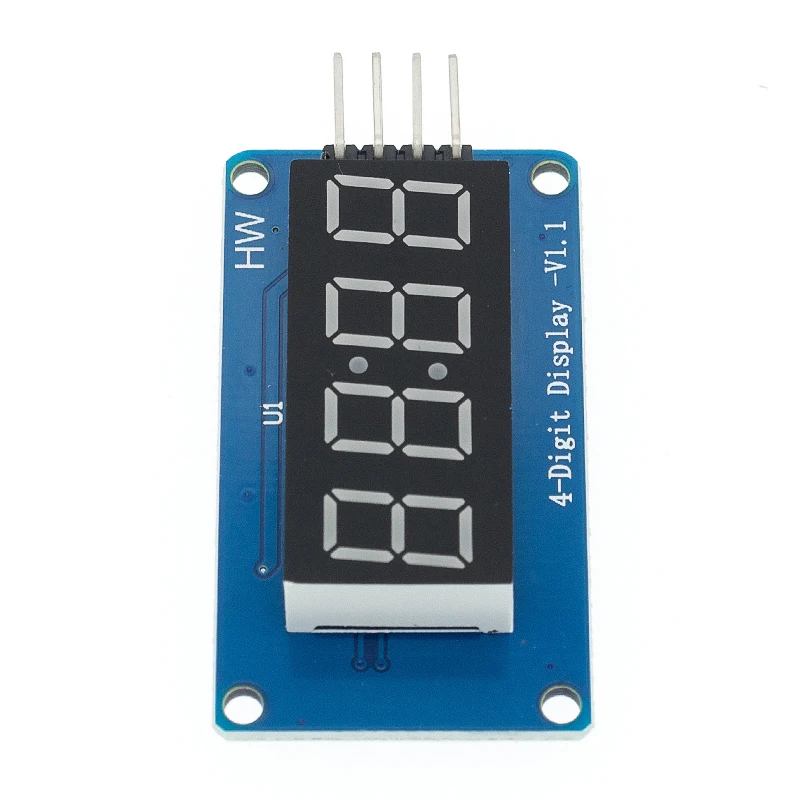 Модуль цифросветодиодный светодиодного дисплея TM1637 1 шт. 4 бита для arduino 7