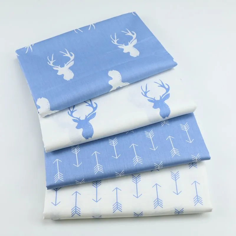 Cotton Print Twill Fabric Patchwork Textile Cotton Fabric DIY Sewing Quilt Dormitory Sheet Baby Clothing Fabric Christmas Series