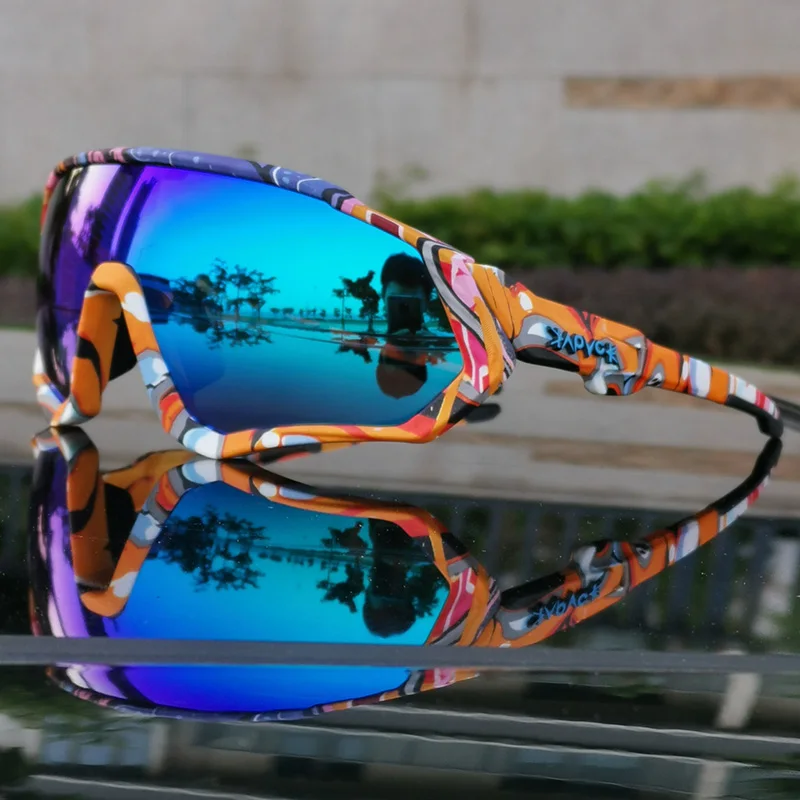 2019 cycling sunglasses polarized man women  cycling glasses mtb sport occhiali ciclismo 5lens gafas ciclismo  bike glasses