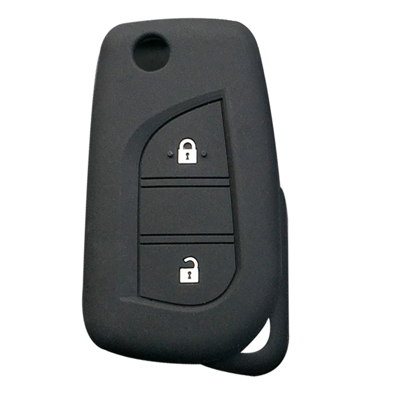Key Case Cover 2buttons for Toyota Yaris Rav 4 PEUGEOT 108 Citroen C1