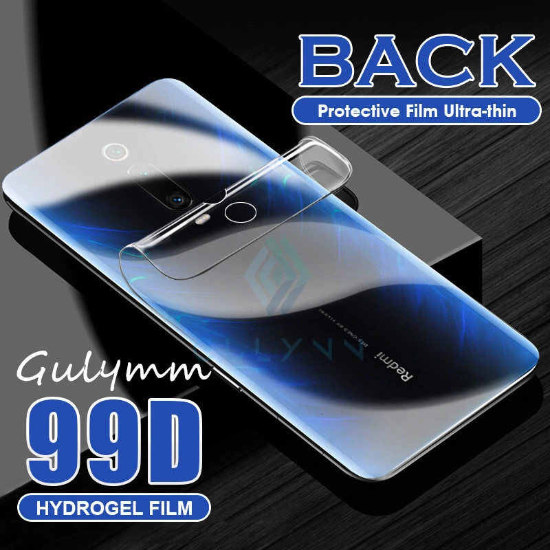 Мягкая Гидрогелевая пленка 99D для задней панели Xiaomi Redmi Note 8 7 6 5 K20 9 Pro Защита экрана