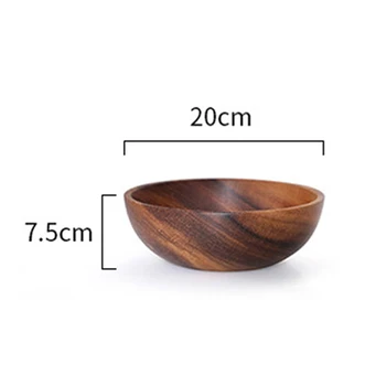 Acacia Wood Serving Bowls 13