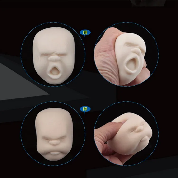 

Vent Face Ball Creative Relaxation Vent Toy Decompression Vent Dumpling Face Venting Bal Squeezing Gadget for Fun