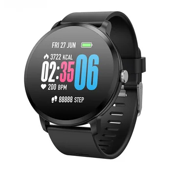 

Abay V11 smart watch IP67 waterproof tempered glass activity fitness tracker heart rate health monitor men and women smartwatch