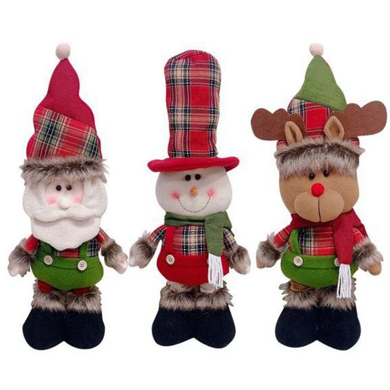 

Christmas Ornaments Telescopic Dolls Old Man Snowman Figurine Decoration Gift Mall Window Decorations,Christmas Decoration Xmas