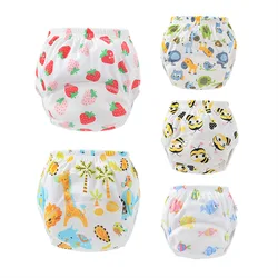 Couches réutilisables pour bébé, culottes en tissu pour enfants, culotte d'entraînement, taille ajustable, lavable, respirante, écologique 
