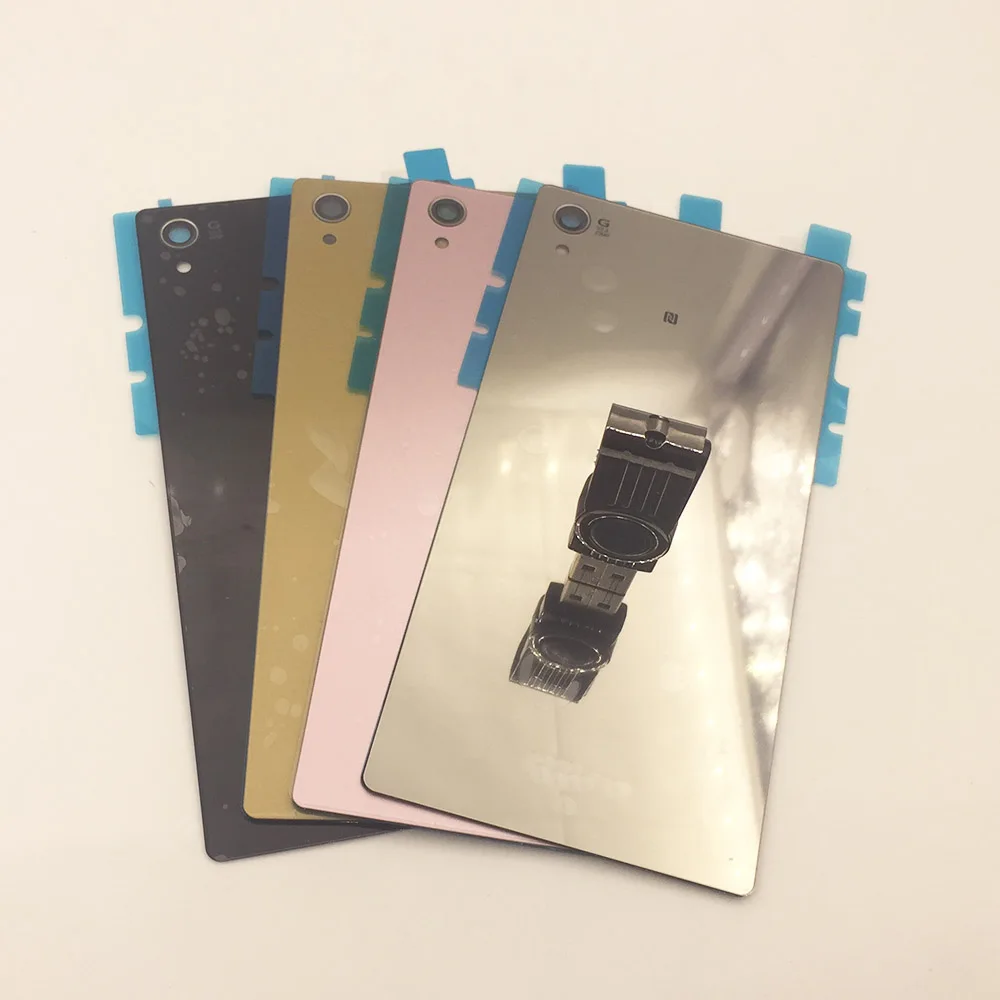 

Battery Rear Door Cover For Sony Xperia Z5 Premium E6853 E6883 E6833 Housing Glass Battery Back Cover+NFC Sticker Glue