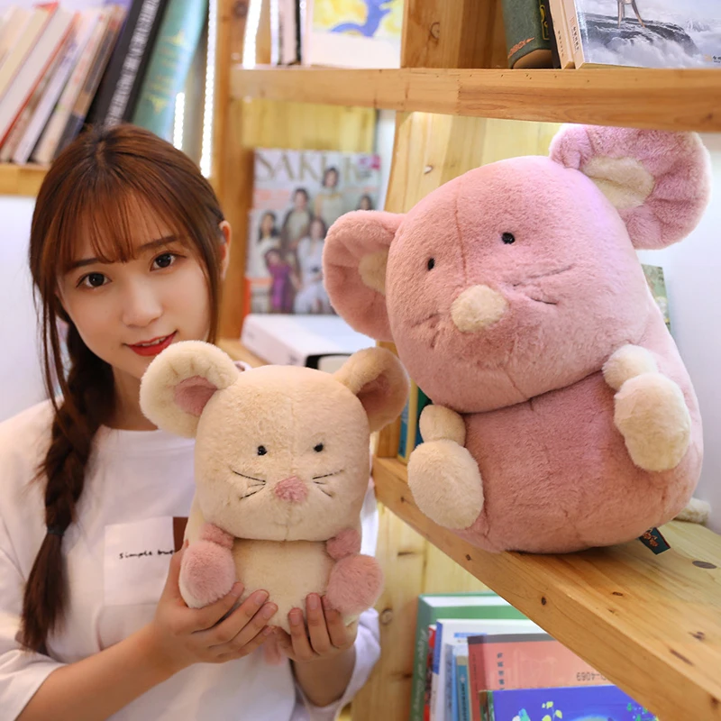 Милый Doudou кукла мышка плюшевая игрушка маленькая кукла мышка Спящая плюшевая кукла-Подушка подарок девочке