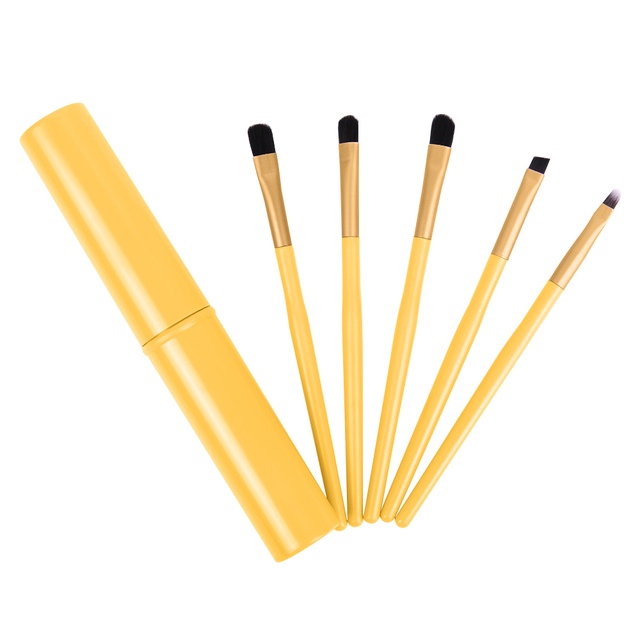 Colors Makeup Brushes Set Portable Natural Soft  Hair Brushes Eye Shadow  Eyeliner Lip Brushes Blending Eye Makeup Brushes