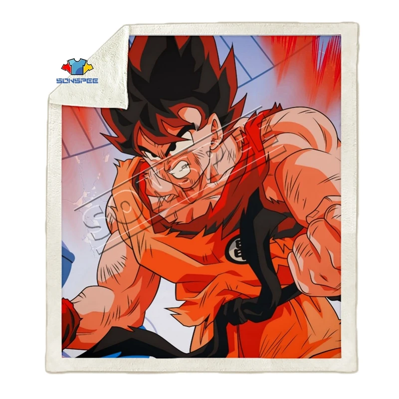 16 Dragon ball Гоку диван в стиле аниме путешествия молодежное постельное белье Узорчатое набивное одеяло покрывало для мальчика девочки путешествия одеяло квилт для софы - Цвет: 16