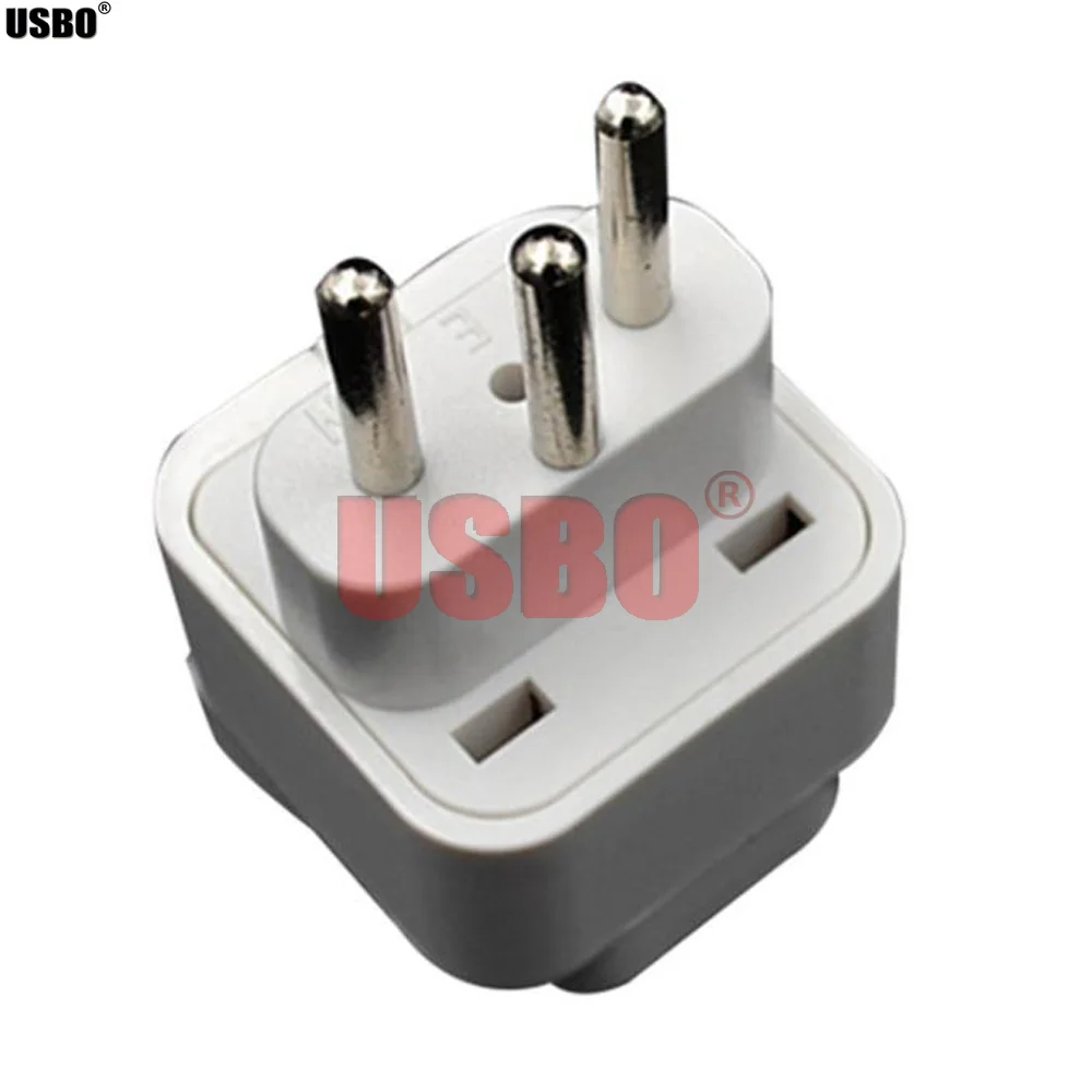 Universal Travel Adapter Plug Socket Converter - Black & White, Multi-Country Use