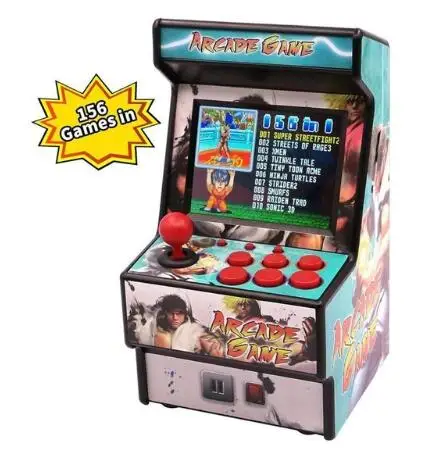 New Retro Mini Arcade Handheld Game Console 16 Bit Game Player Built-in 156 Classic Video Game Console Support TV Output 