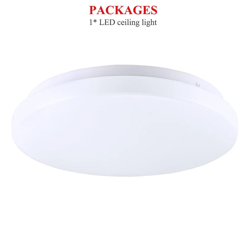 LED Ceiling Light With Motion Sensor 12W 220V Round / Round Bottom LED Ceiling Light For Entrance Balcony Corridor