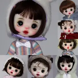 Poupée BJD de 15cm de haut pour petite fille, 1/12 1/8, tête en résine, ensemble complet, tenues, maquillage peint à la main 