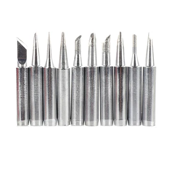 

10Pcs Soldering Iron Tip Tool Set High-grade Oxygen-free Copper Solder Tools for Lusey Aoyue 968 for Instrudy Metal Machine