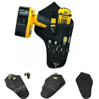 

2020 HOT Hanging Pocket Bag Drill Holster Cordless Tools Storage Bags Holder Heavy Duty Tool Belt Pouch Bags Organizer toolboxs
