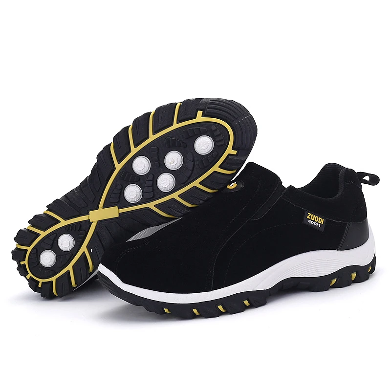 Big Size 48 Outdoor Waterproof Suede Hiking Men Women Trekking Shoes Walking Climbing Hiking Shoes Mountain Gym Hunting Sneakers