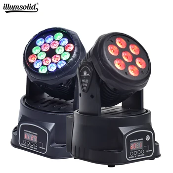 

Moving Head Disco Light DJ Show DMX 512 RGBW LED Stage Light Beam Party Lights Led Dj Xmas Christmas Sound Active LED Par Light