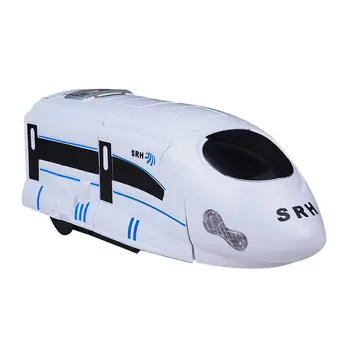 

2 In 1 Electric Deformation Train Robot Musical Light Toy Car Model Universal Transformation Robots Children Boys Learning Toy